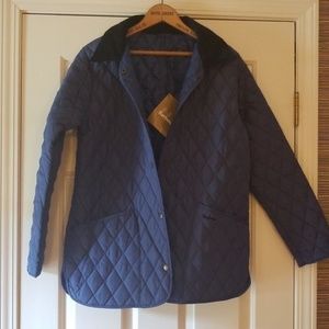 NWT Authentic Barbour Quilted Jacket Size 14 US